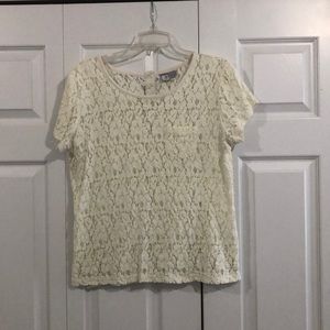 Adorable lace tee